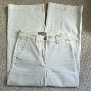 Everlane cropped wide jeans
